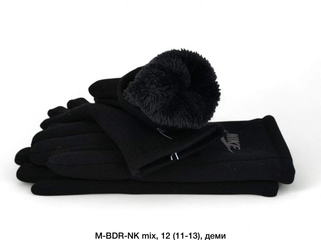 Рукавиці чоловічі Трикотаж Хутро М-BDR-NK