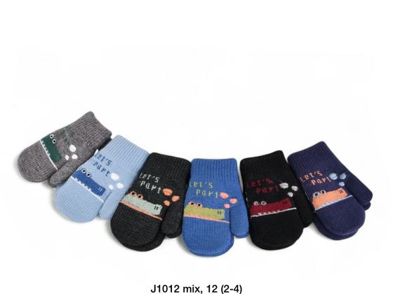 Варежки дитячі подвійні J1012