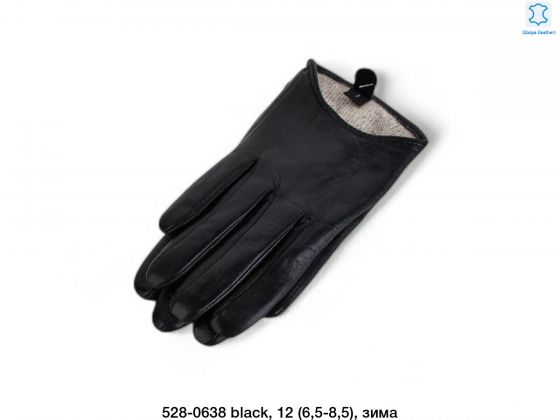 Рукавиці жіночі шкіра #528-0638 Рукавиці жіночі шкіра #528-0638
